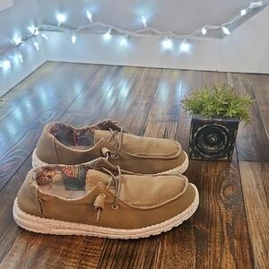 Hey‎ Dude Tan Women's Flats